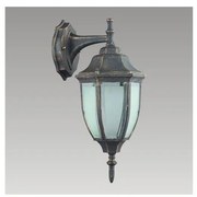 PREZENT 39006 - LIDO kültéri fali lámpa 1xE27/60W fekete/arany IP33