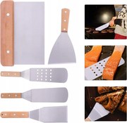 Grill Tartozék Készlet 5 Részes szabadtéri piknik grillezéshez