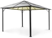 Blumfeldt Pantheon Solid Sky Ambient Solar, pavilon tetővel, 3 × 4 m, polikarbonát, alumínium