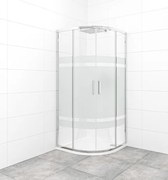 Zuhanysarok negyedkör 80x80 cm SAT TEX SATBKTEXS80CRS