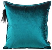 Royal5 bársony párnahuzat Sötét türkiz 45x45 cm