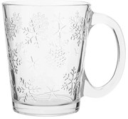 Altom Üveg bögrék Snowflakes 300 ml