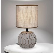Orion LA 4-1224/1 - Asztali lámpa PINIA 1xE14/25W/230V kerámia bézs/szürke