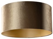 Bársony lámpabúra bronz színű, arany belsővel 50/50/25