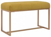 mustársárga bársonypad 80 cm