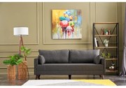 3 személyes kanapé Bella Sofa For 3 Pr - Antracit