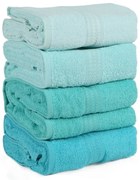 Rainbow Water 4 db-os törölköző szett, 70 x 140 cm