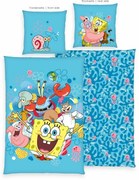 Herding Pamut ágynemű Spongebob, 135 x 200 cm, 80 x 80 cm