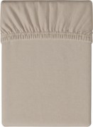 Jersey lepedő cappuccino 90 x 200 cm