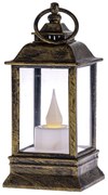 Cremona réz LED gyertyatartó, 6 x 13 cm