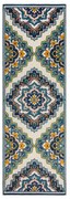 Kék kültéri szőnyeg 80x230 cm Beach Floral – Flair Rugs