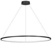 LED csillár SATURNO LED/65W/230V, 120 cm átmérő, IP44, antracit