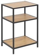 Éjjeli szekrény SARON tölgy/fekete