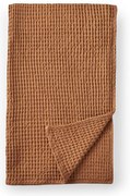 Barna pamut takaró 150x200 cm Jaipur Chunky Waffle – Pineapple Elephant