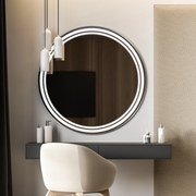 Fürdőszobai LED tükör keretben C5