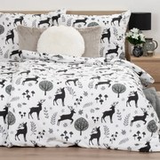 4Home Flanel ágynemű Autumn Forest, 220 x 200 cm, 2 db 70 x 90 cm