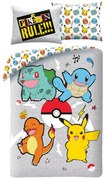 Pokémon Rule! ágyneműhuzat 140×200cm, 70×90 cm microfibre