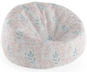 Cocoon babzsák rózsaszín és kék levelek, színes