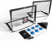 Összecsukható focikapu szett Goal Master 2 db fekete