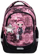 Iskolatáska, cipzáras, BELMIL Leisure Plus Pink Girl, pink lány (BL3388717L)