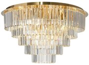 Mennyezeti lámpa MILANO 12xE14/40W/230V arany