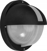 Plafon Emi fekete fali lámpa mozgásérzékelővel E27 IP44 IK10