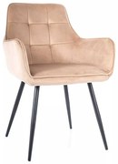 Pomme Velvet étkezőszék, bézs