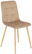 Bézs Bársony Étkezőszék. FREDY