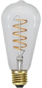 Meleg színű LED szálas szabályozható izzó E27, 4 W Spiral Filament – Star Trading
