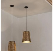 Eglo 390292 - Csillár zsinóron CASTUERA 1xE27/25W/230V arany/rózsaszín