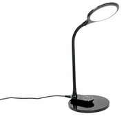 Asztali és fali lámpa fekete, LED-del és érintős dimmerrel - Joni