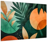 Kép - Geometrikus természeti minták (70x50 cm)