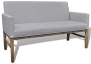 világosszürke gumifa és szövet pad bélelt párnával