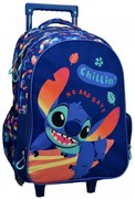 Disney Lilo és Stitch, A csillagkutya Chillin&#039; gurulós iskolatáska, táska 46 cm