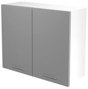 Felső szekrény Vento G-80 / 72, fehér / szürke