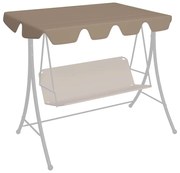 tópszínű csere ponyva kerti hintaágyhoz 150/130 x 105/70 cm