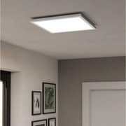 Eglo 901475 -LED RGBW mennyezeti fürdőszobai lámpatest ROVITO-Z 17,6W/230V 39x39cm IP44 fehér