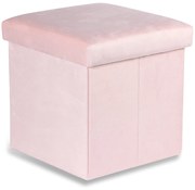 Rózsaszín összecsukható ülőke CUBEXO VELVET M