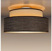 Mennyezeti lámpa GRACE 1xE27/60W/230V átm. 40 cm krémes/barna