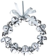 Ezüst színű harang koszorú - Dakls