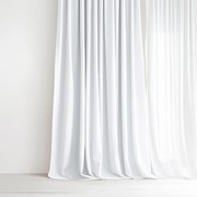 Goldea dekoratív drapéria - fehér 140x150 cm