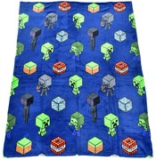 Carbotex Gyerek takaró Minecraft Mob Monster, 130 x 170 cm