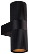 Nordlux - Kültéri fali lámpa KYKLOP 2xGU10/25W/230V IP54 fekete