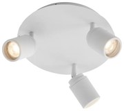 Modern fürdőszobai spotlámpa fehér 3-lámpás IP44 - Ducha