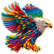 Fénylő sas fa puzzle