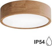 Fürdőszobai mennyezeti lámpa CLEO 3xE27/24W/230V IP54 á. 37,5 cm tölgy