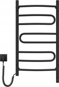Elektromos fürdőszobai radiátor 480х800 Pirouette Fekete