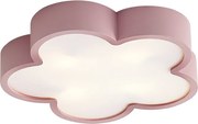 Gyerekszoba mennyezeti lámpa rózsaszín és fehér - Lucille