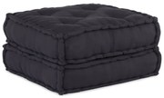 antracit szövet moduláris puff 70x70x36