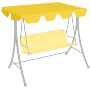 sárga csere ponyva kerti hintaágyhoz 150/130 x 105/70 cm